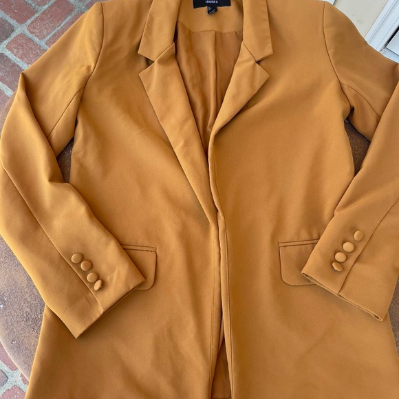 Forever 21 oversized mustard blazer - Picture 5 of 6